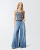 Pinko Winona Flared Jeans With Super Wide Leg Παντελόνι