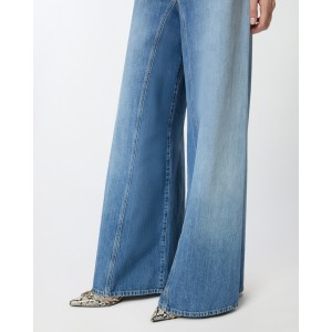 Pinko Winona Flared Jeans With Super Wide Leg Παντελόνι