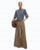 Pinko Winona Wide Leg Flared Gabardine Jeans Παντελόνι