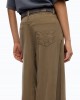 Pinko Winona Wide Leg Flared Gabardine Jeans Παντελόνι