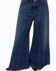Pinko Winona Wide Leg Flared Blue Denim Παντελόνι
