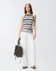 Pinko Wanda Waist Down Wide Leg Τζιν Παντελόνι