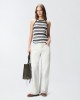 Pinko Wanda Waist Down Wide Leg Τζιν Παντελόνι