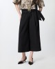 Pinko Doreen Long Shorts With Love Birds Buckle Black Παντελόνι