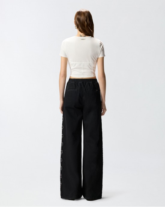 Pinko Veduta Bustier Top White Μπλούζα