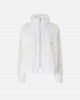 Pinko Beth Technical Jacket With Sheer Inserts White Τζάκετ
