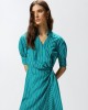 Pinko Alexandra Long Wrap With Striped Pattern Φόρεμα