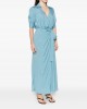 Pinko Alexandra Striped Tie-Waist Φόρεμα