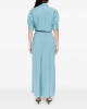 Pinko Alexandra Striped Tie-Waist Φόρεμα