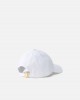 Pinko Break Dance Cap With Peak & Embroidered Logo White Καπέλο