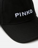 Pinko Break Dance Cap With Peak & Embroidered Logo Black Καπέλο