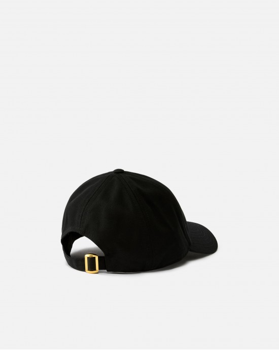 Pinko Break Dance Cap With Peak & Embroidered Logo Black Καπέλο