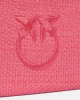 Pinko Pochette Raffia Clutch Pink Πορτοφόλι