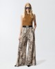 Pinko Gussola Wide-leg With Snake Print Παντελόνι