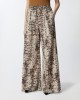 Pinko Gussola Wide-leg With Snake Print Παντελόνι