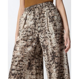 Pinko Gussola Wide-leg Snake Print Παντελόνι