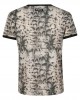 Pinko Nociglia T-shirt Jersey Snake Beige/Black Μπλούζα