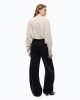 Pinko Emma Egg Barrel-fit With Studs Black Τζιν Παντελόνι