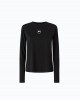 Pinko Tobling Sweater With Love Birds Logo Black Μπλούζα