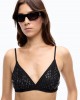 Pinko Spider Square Crystal Black Mesh Τοπ