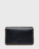 Pinko Love One Slouchy Studs Leather Black Τσάντα Ώμου
