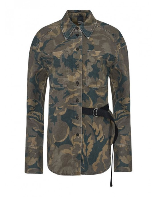 Pinko Gruner Multi Green Πουκάμισο