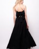 Pinko Maxi Bow Φόρεμα Μαύρο/Εκρού