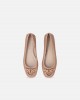 Pinko Max 11 Perforated Ballerinas With Love Birds Logo Blush Μπαλαρίνες