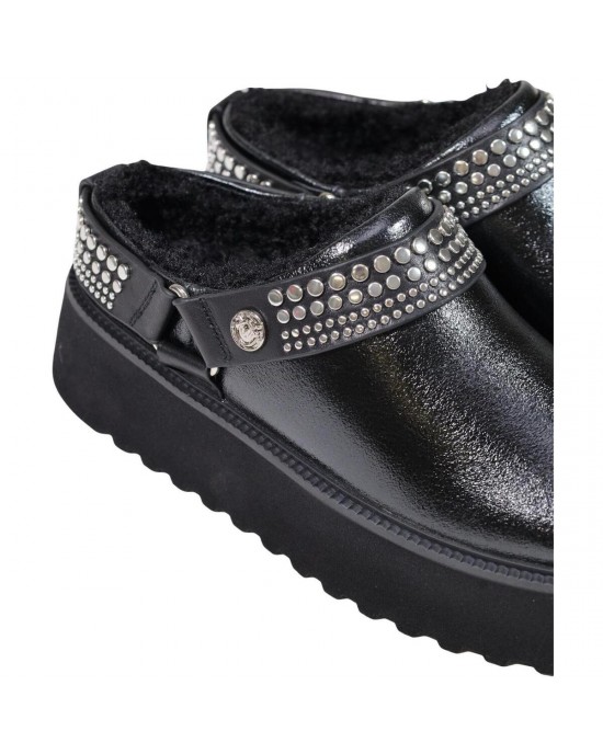 Pinko Martina 05 Black Calf Leather Ankle Μποτάκια