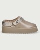 Pinko Martina 05 Ivory Calf Leather Ankle Μποτάκια