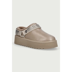 Pinko Martina 05 Ivory Calf Leather Ankle Μποτάκια