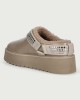 Pinko Martina 05 Ivory Calf Leather Ankle Μποτάκια