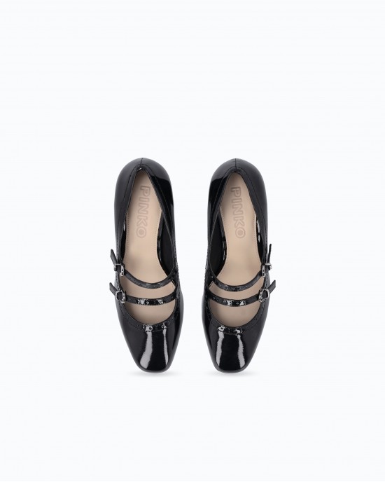 Pinko Anita 02 Black Mary Jane Γόβες
