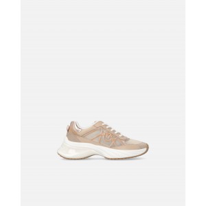 Pinko Ariel 33 Sneakers With Mix Of Inserts & Love Birds Logo Pink Παπούτσια