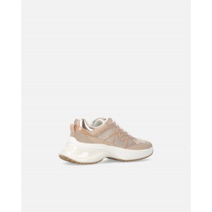 Pinko Ariel 33 Sneakers With Mix Of Inserts & Love Birds Logo Pink Παπούτσια