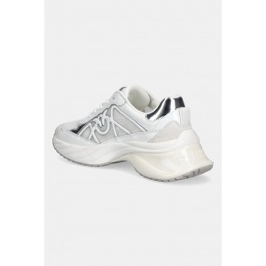 Pinko Ariel 33 Sneakers With Mix Of Inserts & Love Birds Logo White Παπούτσια