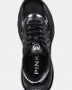 Pinko Ariel 33 Sneakers With Mix Of Inserts & Love Birds Logo Black Παπούτσια