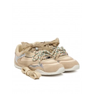 Pinko Yulia Corda Sneakers With Double Laces & Logo Details Παπούτσια