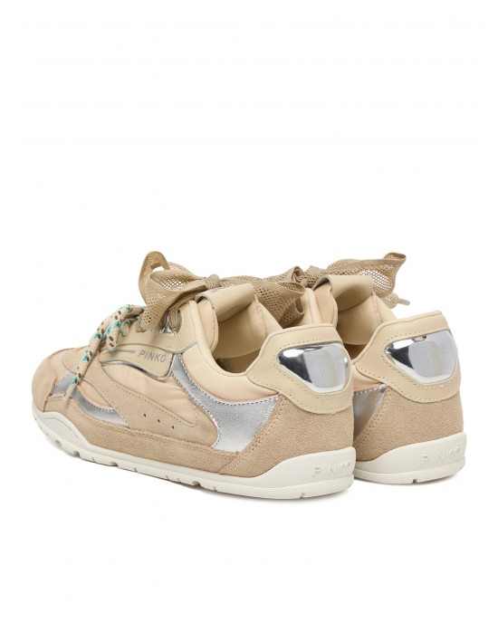 Pinko Yulia Corda Sneakers With Double Laces & Logo Details Παπούτσια