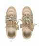 Pinko Yulia Corda Sneakers With Double Laces & Logo Details Παπούτσια