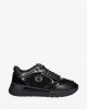 Pinko Nataly 02 Black Panelled Leather Αθλιτικά Παπούτσια