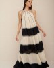 Pitusa Aegean Tiered Ecru Φόρεμα