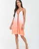 Pitusa Dip Dye Mini Sundress Φόρεμα Coral