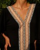 Pitusa Monochromatic Pima Thobe Black Φόρεμα