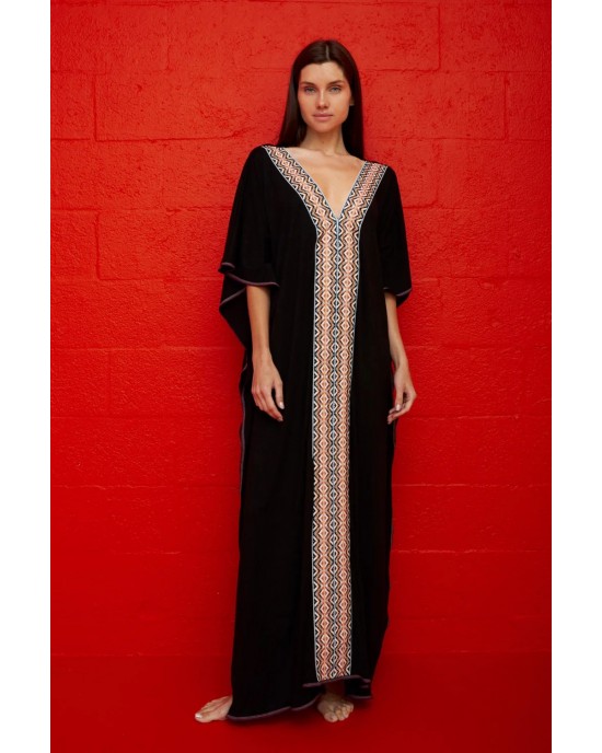 Pitusa Monochromatic Pima Thobe Black Φόρεμα