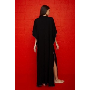 Pitusa Monochromatic Pima Thobe Black Φόρεμα