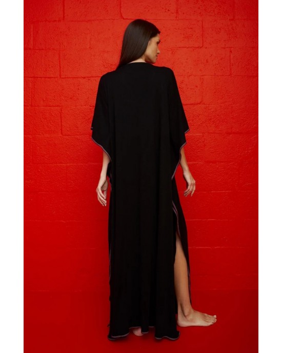 Pitusa Monochromatic Pima Thobe Black Φόρεμα