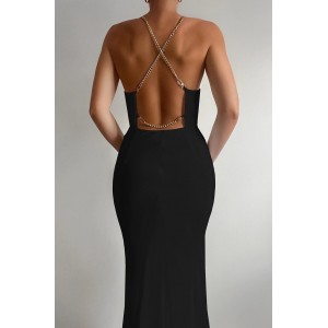 Runaway The Label Khaleesi Midi Φόρεμα Black