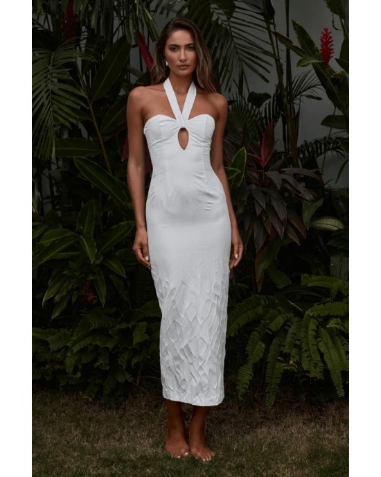 Runaway Ariela White Midi Φόρεμα Runaway Ariela White Midi Φόρεμα