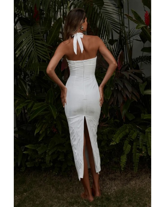 Runaway Ariela White Midi Φόρεμα Runaway Ariela White Midi Φόρεμα